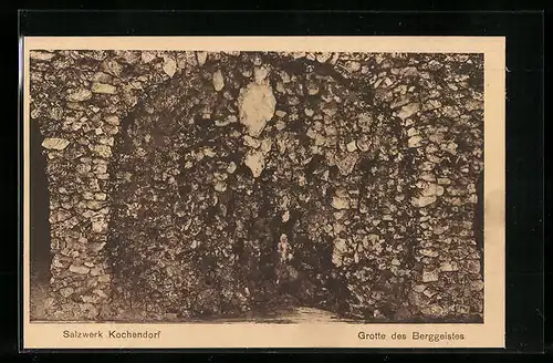 AK Kochendorf, Salzbergwerk, Grotte des Berggeistes