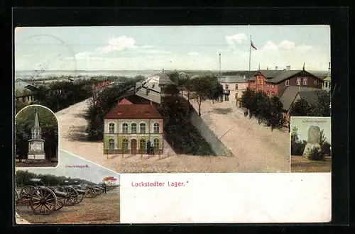 AK Lockstedter Lager, Geschützpark, Armeecorpstein