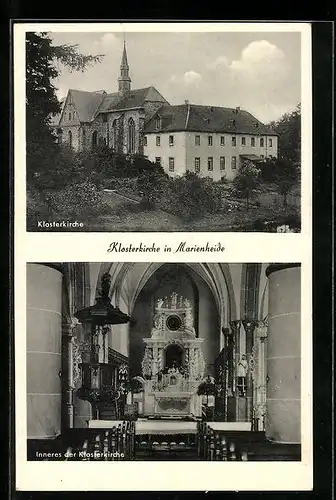 AK Marienheide, Die Klosterkirche, Inneres der Klosterkirche