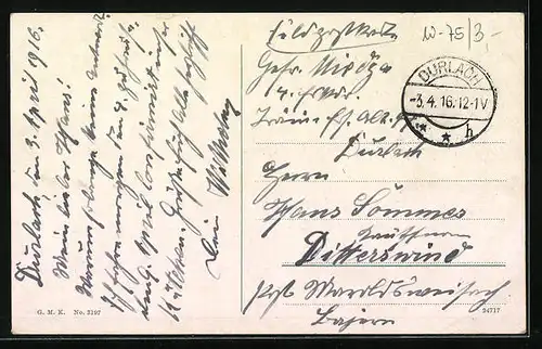 AK Karlsruhe, Marktplatz mit Strassenbahn