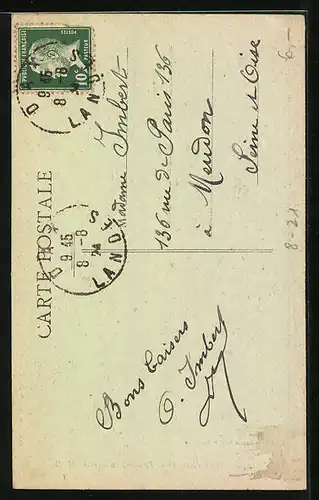 AK Types`Landais, Résinier au travail