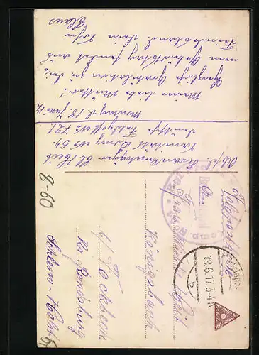 AK Page mit einem Blumenkorb, Geburtstagsgruss