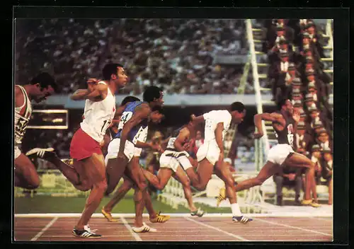 AK Mexiko, 100 m Lauf, Endlauf, Olympia 1968