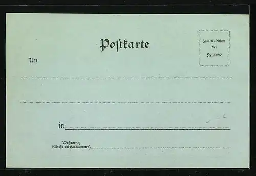 Mondschein-Lithographie Gotha, Anlage mit Fontänen, Landgericht mit Strasse, Schloss Friedenstein