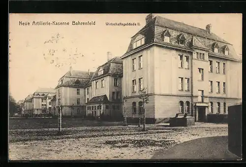 AK Hamburg-Bahrenfeld, Neue Artillierie-Kaserne, Wirtschaftsgebäude II