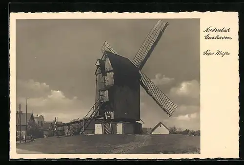 AK Cuxhaven, Blick auf die Döser Mühle