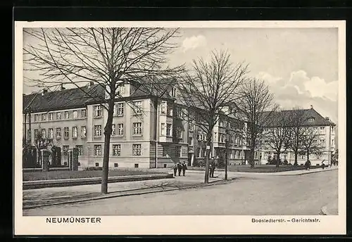 AK Neumünster, Boodstedterstrasse Ecke Gerichtsstrasse