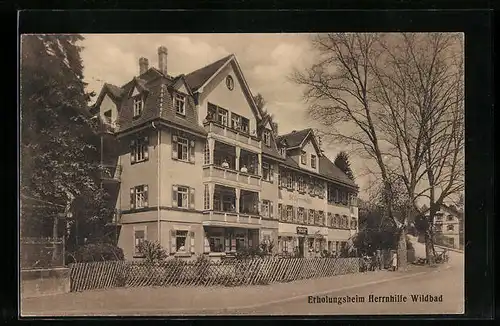 AK Wildbad, Kurhotel - Erholungsheim Herrnhilfe