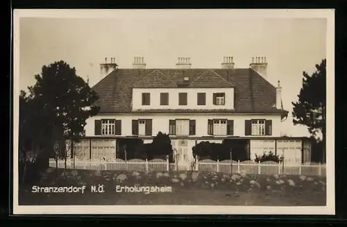 AK Stranzendorf /N.-Ö., Erholungsheim