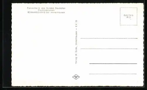 AK Reinhardswald, Freizeitheim des Bundes Deutscher Pfadfinderinnen, Innenansicht
