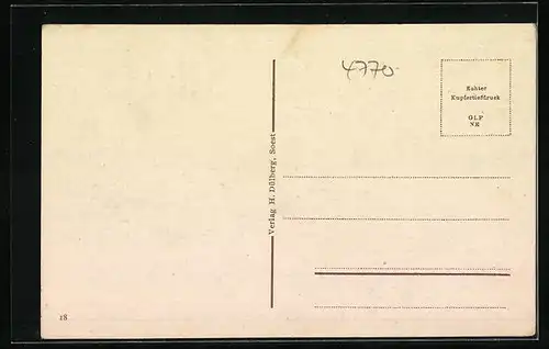 AK Soest i. W., Rathaus mit Passanten