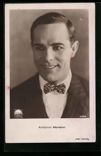 AK Schauspieler Antonio Moreno, Portraitfoto