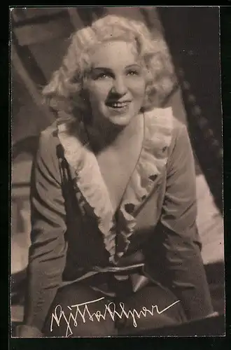 AK Schauspielerin Gitta Alpar in Gitta entdeckt ihr Herz