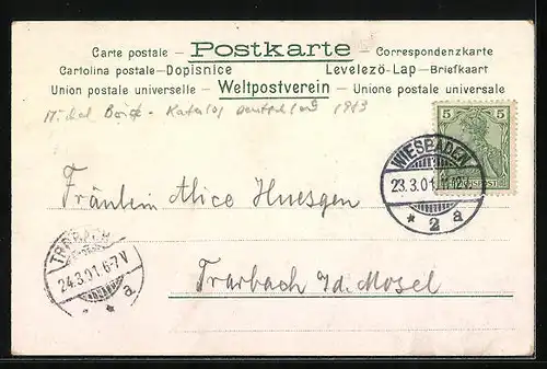 AK Schickes Osterküken mit Schirm und Haube