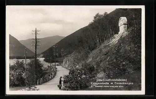 AK Otta /Gudbrandsdalen, Kringenstodte m. Formokampen