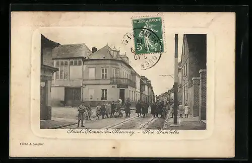AK Saint-Etienne-du-Rouvray, Rue Gambetta