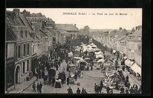 AK Aumale, La Place un jour de Marché