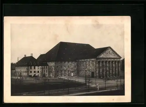 AK Cassel, Die Stadthalle, Eingeweiht am 1. April 1914