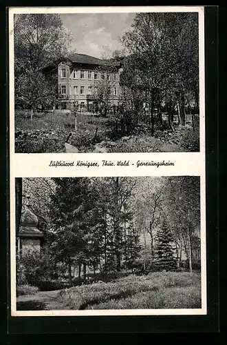 AK Königsee i. Thür. Wald, Genesungsheim im Grünen
