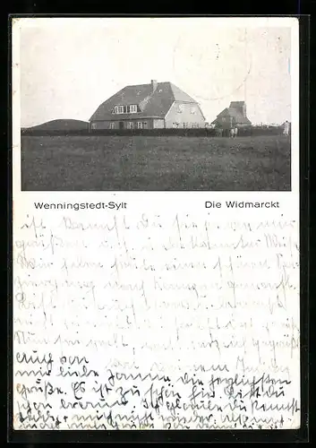 AK Wenningstedt /Sylt, Die Widmarckt