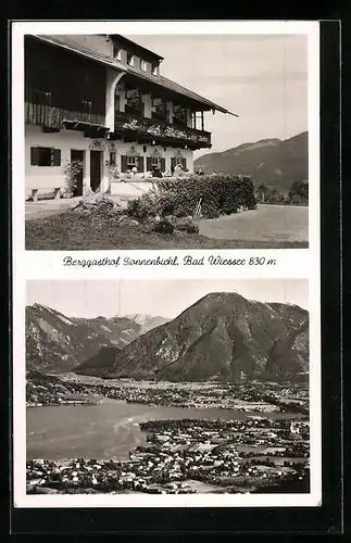 AK Bad Wiessee, Berggasthof Sonnenbichl, Teilansicht