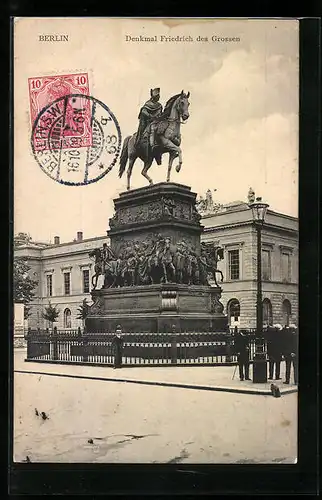 AK Berlin, Denkmal Friedrich des Grossen
