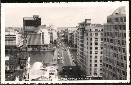 Fotografie unbekannter Fotograf, Ansicht Recife / Pernambuco Brasilien, Avenida Guararades