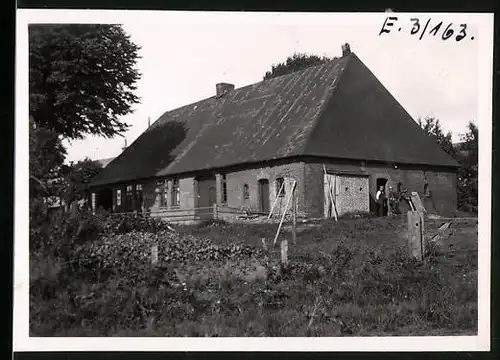 Fotografie unbekannter Fotograf, Ansicht Gaushorn, Bauernhaus um 1938