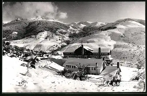 Fotografie unbekannter Fotograf, Ansicht Bariloche / Argentinien, Wintersport-Gebiet