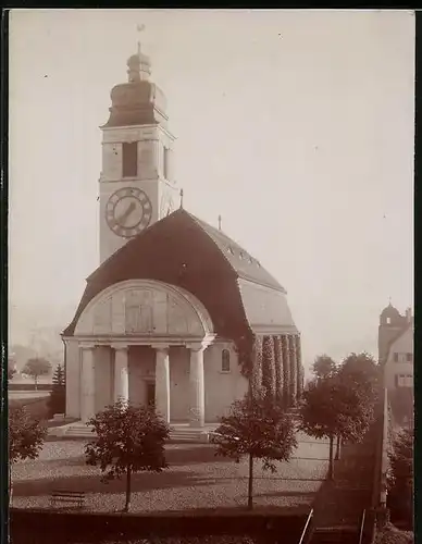 Fotografie unbekannter Fotograf, Ansicht St. Gallen, evangelische Kirche Heiligenkreuz