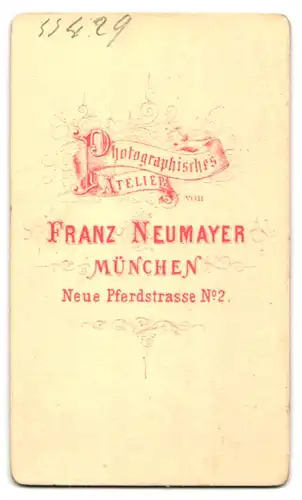 Fotografie Franz Neumayer, München, Neue Pferdstrasse 2, Beleibter Herr mit grauem Bart