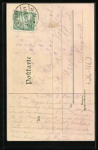 Künstler-AK Alexander Marcks: Erfurt, Krämerbrücke