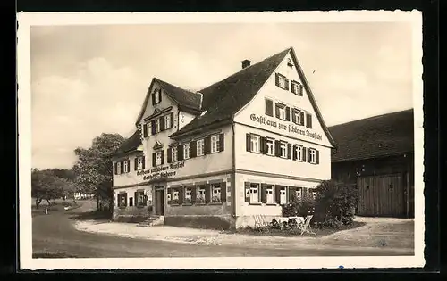 AK Lutzenberg, Gasthaus und Pension Schöne Aussicht