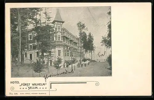 AK Sellin, Hotel Fürst Wilhelm