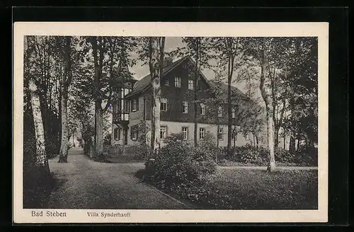 AK Bad Steben, Pension Villa Synderhauff