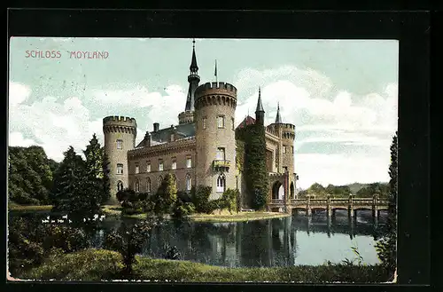 AK Bad Cleve, Blick auf Schloss Moyland