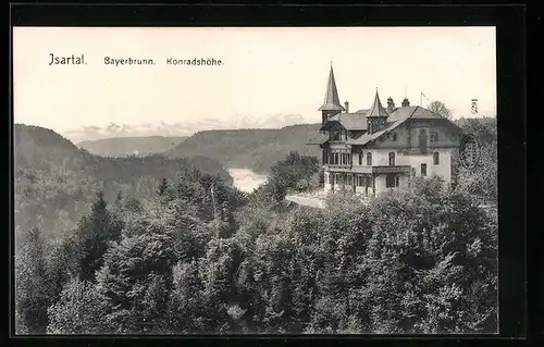 AK Bayerbrunn /Isartal, Konradshöhe