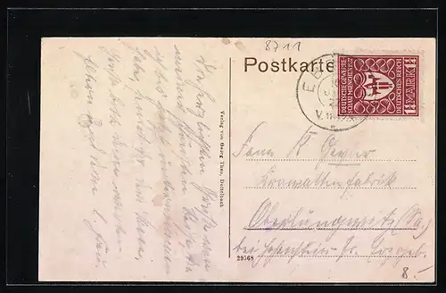 AK Dettelbach, Partie am Brückertor