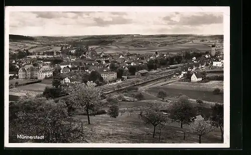 AK Münnerstadt, Teilansicht