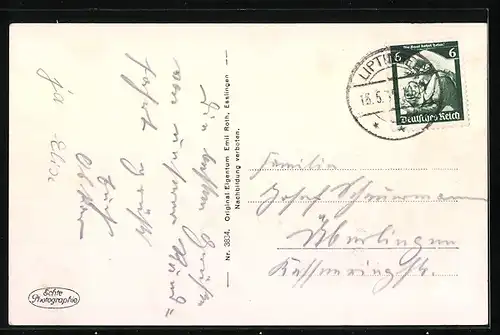 AK Liptingen, Kriegerdenkmal 1870 /71, Fürstendenkmal