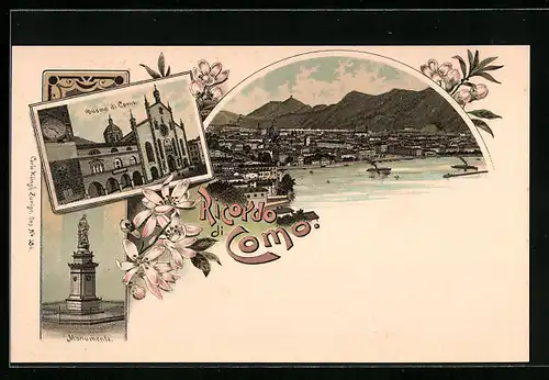 Lithographie Como, Duomo di Como, Monumento