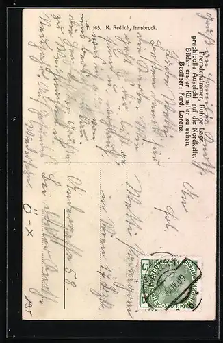 AK Innsbruck, Gasthof Speckbacher, Maximilianstr. 35