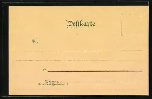 Lithographie Augsburg, St. Ulrichskirche im Vollmondlicht