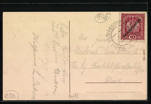 AK Maria-Enzersdorf, Ortsansicht mit Kirche