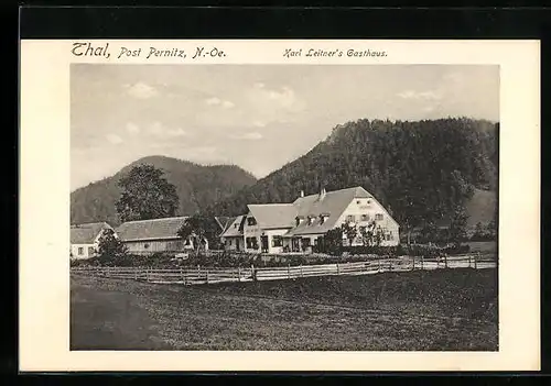 AK Pernitz, Thal, Karl Leitner`s Gasthaus