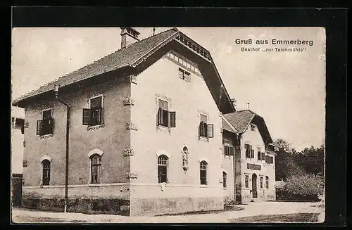 AK Winzendorf, Emmerberg, Gasthof zur Teichmühle