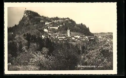 AK Riegersburg /Stmk., Teilansicht mit Kirche