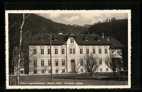 AK Lauffen, Sulzbach, Blick zum Wiener Jugendhilfswerk