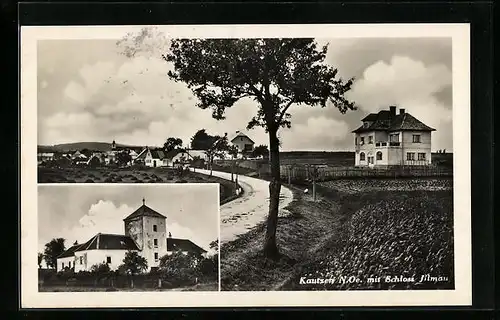 AK Kautzen, Ortsansicht mit Schloss