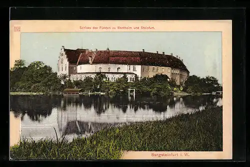 AK Burgsteinfurt, Schloss des Fürsten zu Bentheim und Steinfurt